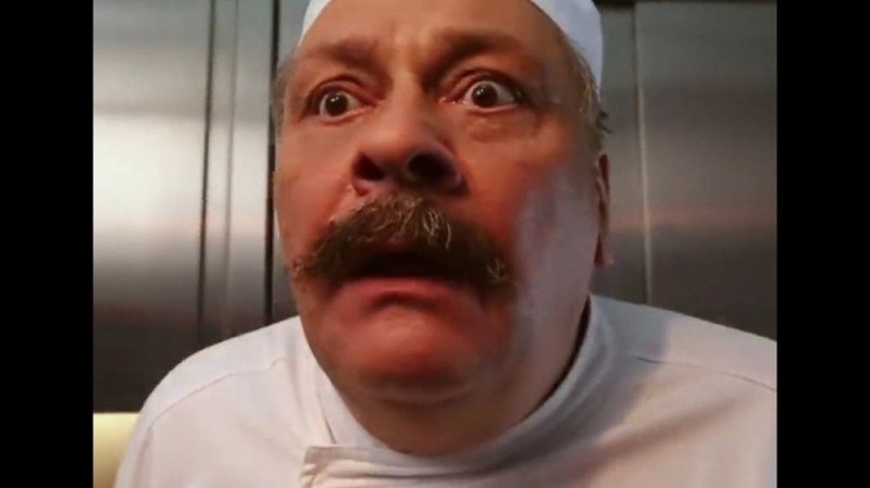 Create meme: Viktor Barinov , Barinov kitchen, Viktor Petrovich is yelling from the kitchen