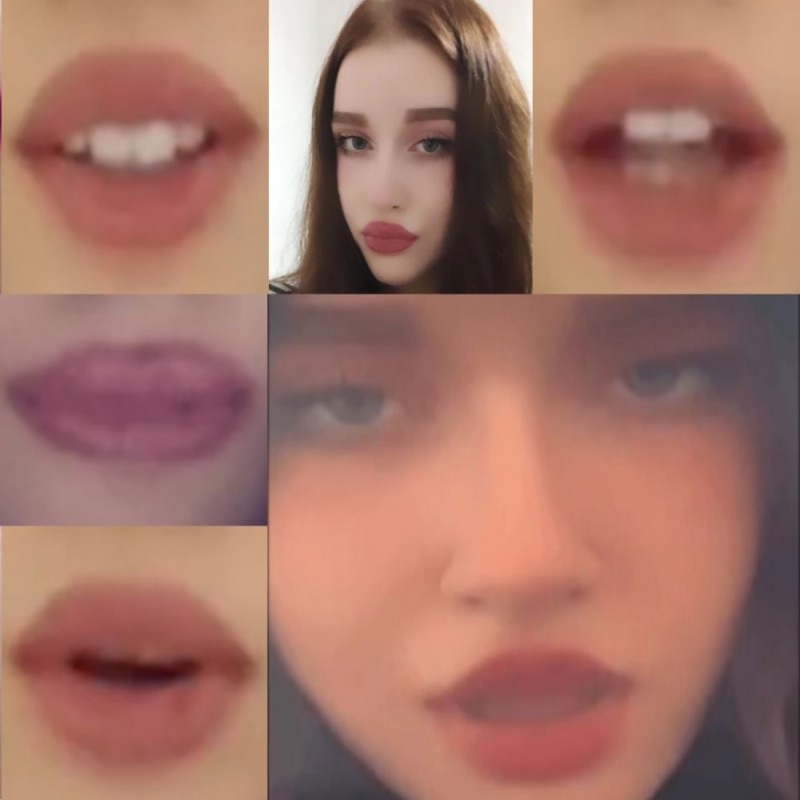 Create meme: lips are plump, girl , natural lips