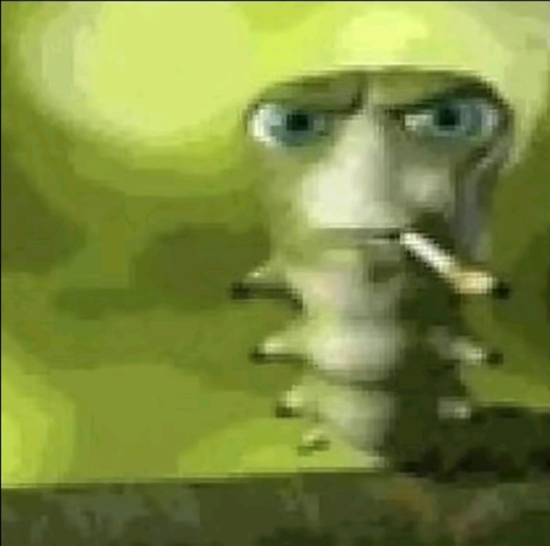 Создать мем: гусеница с сигаретой э, гусеница курит, гусеница с сигаретой мем
