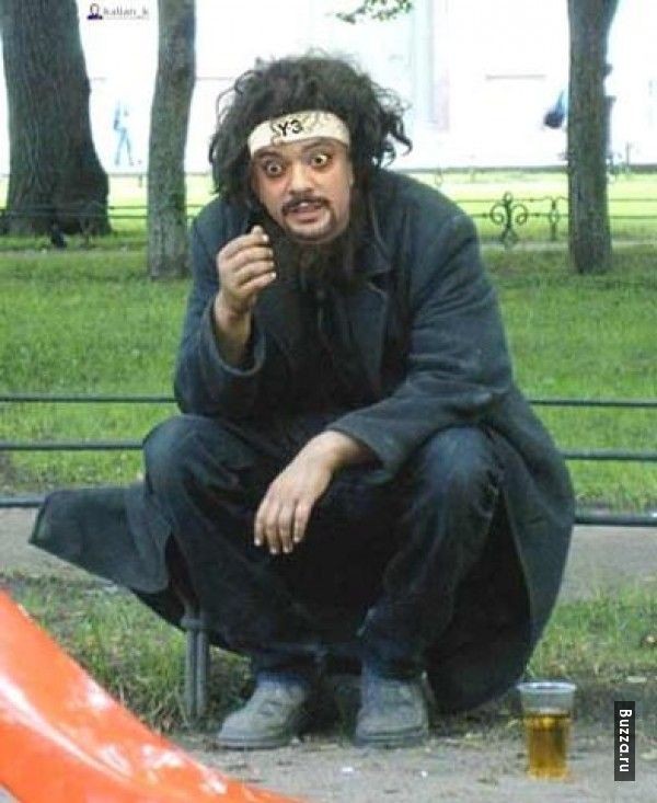 Create meme: funny homeless, Philip , Philip Kirkorov is a homeless man