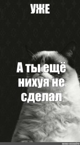 Создать мем: уже а ты ещё ничего не сделал, уже а ты ещё не, уже а ты до сих пор ничего не