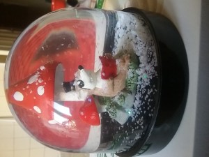 Create meme: snow globe with Mickey