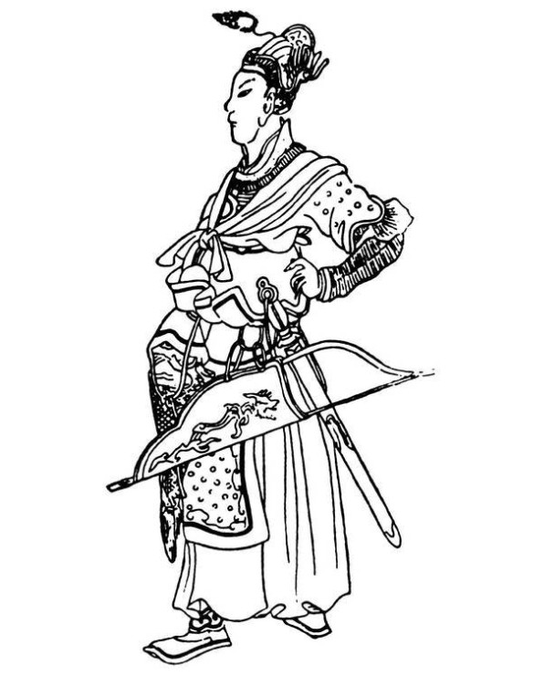 Создать мем: хан батый китайская гравюра, китайский воин рисунок, батый