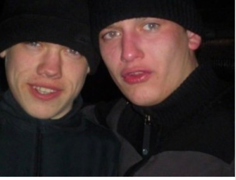 Create meme: male , two gopnik, meme gopniki in hats