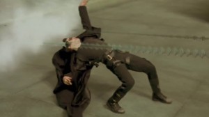 Create meme: matrix neo dodges, neo matrix dodges, sifco neo dodges bullets