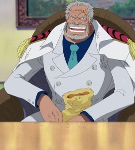 Создать мем: garp one piece, ван-пис, гарп и сенгоку