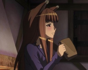Create meme: spice and wolf