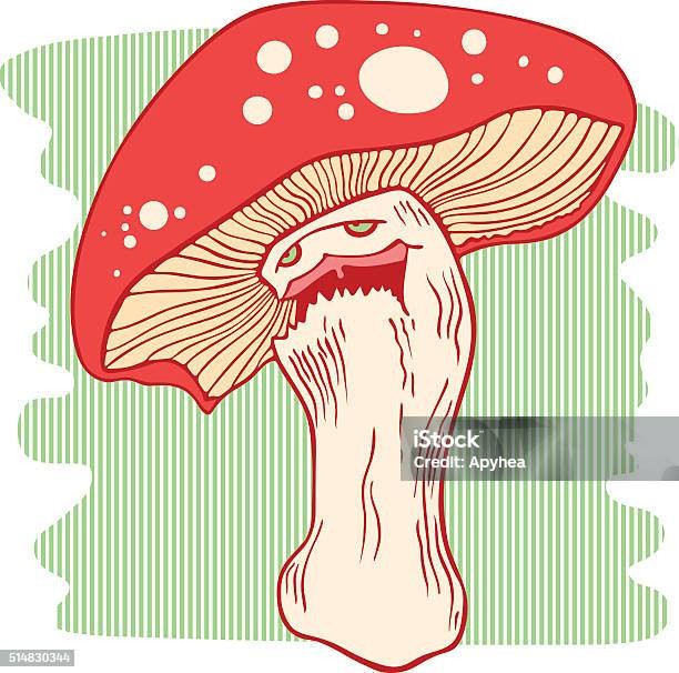 Create meme: toadstools cartoon, The evil mushroom, fly agaric drawing for children