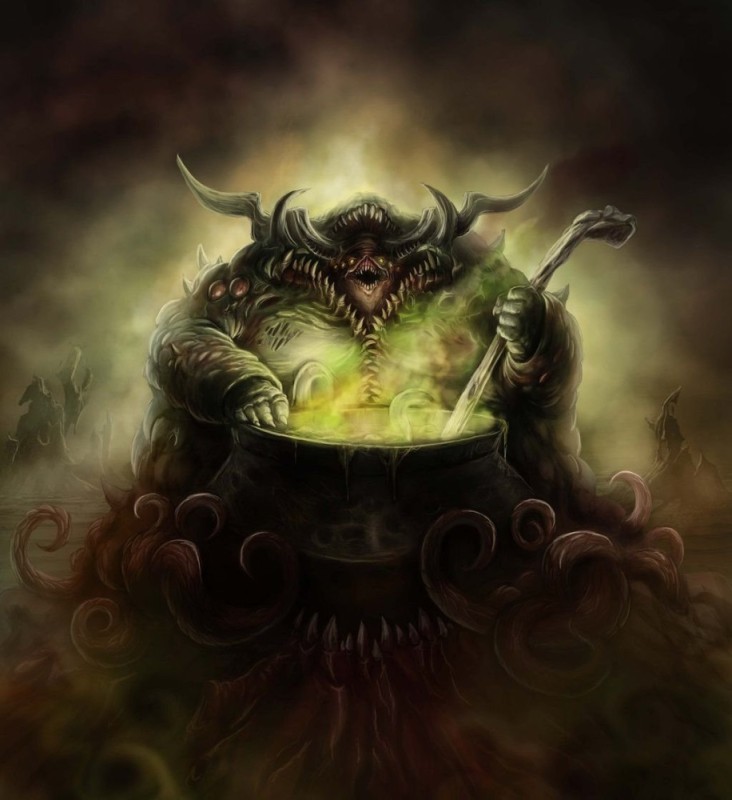 Create meme: God of chaos nurgl, Nurgle Warhammer, the gods of chaos