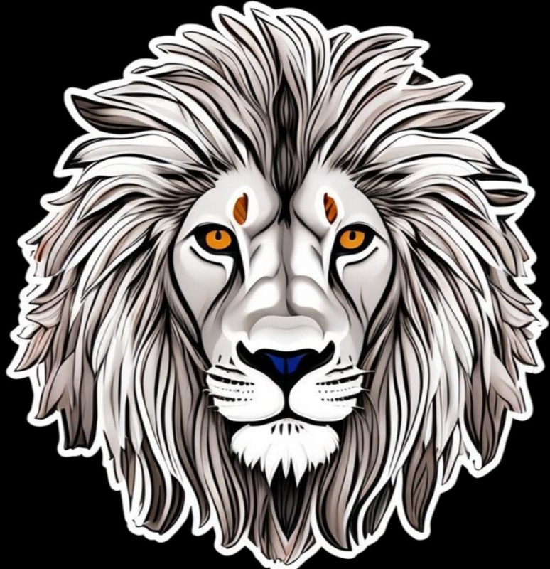Создать мем: лев для логотипа, рисунок льва, голова льва