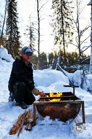 Create meme: fishing in the taiga, overnight in the winter taiga, taiga in winter