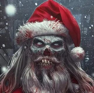 Create meme: angry Santa Claus, evil Santa Claus, Santa Claus is an evil spirit