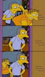 Create meme: memes the simpsons, meme of the simpsons mo eject from the bar, the simpsons