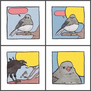 Create meme: annoyed bird, annoyed bird meme, bird meme