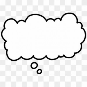 Create meme: a cloud of thought no background, a cloud of thoughts for photoshop, the thought cloud vector PNG
