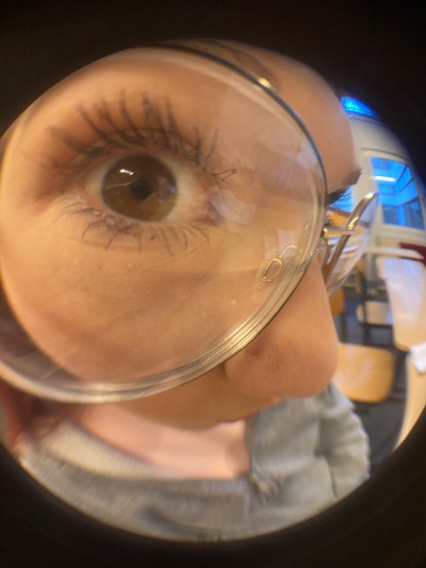 Create meme: fish eye lens, eyes , fisheye effect