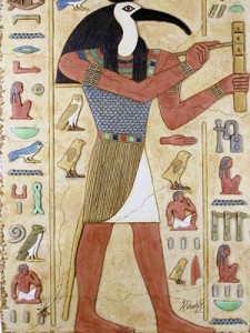 Создать мем: древние, письменность древнего египта, бог мудрости
