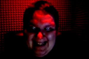 Create meme: creepy, hard demon funny face, horror