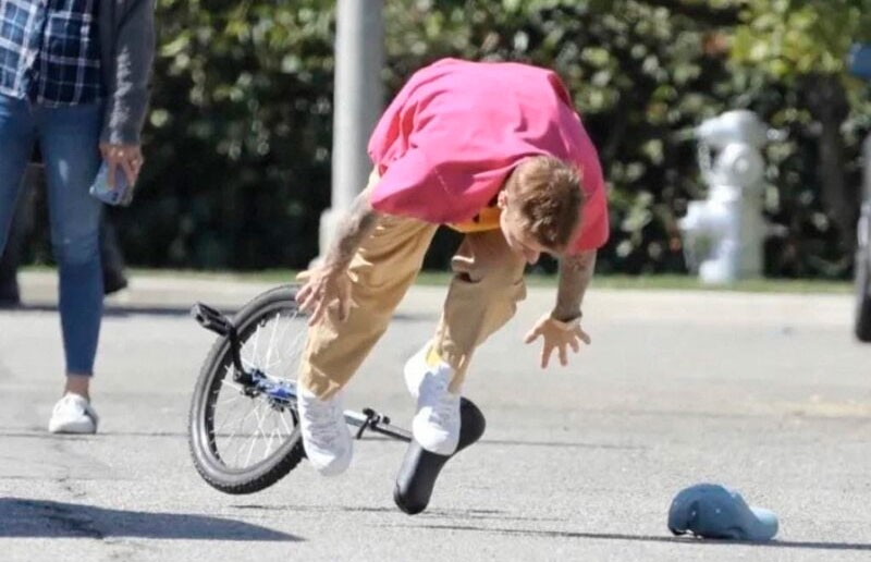 teaching 8 year old to ride a bike