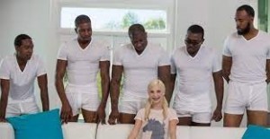 Create meme: piper perry and Negros, girl, white and five blacks