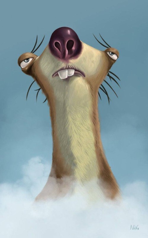 Create meme: Luis suarez, ice age sloth, from the ice age sloth