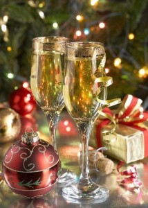 Создать мем: шампанское хрустальные бокалы новый год, фужеры новый год, новый год бокалы