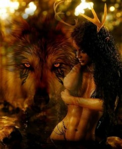 Create meme: female lioness, pictures lone wolf girl, wolves fantasy