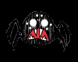 Create meme: The smiling spider, spider dontstarv, The Spider from Don't Starve Together