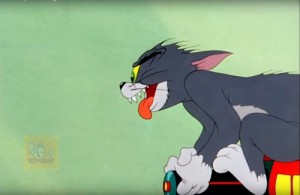 Create meme: Tom and Jerry in construction, pictures of the cartoon Tom and Jerry, Tom and Jerry funny pictures