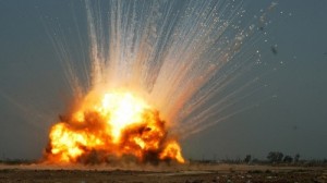 Создать мем: боеприпасы, nuclear explosion, взрыв на заводе