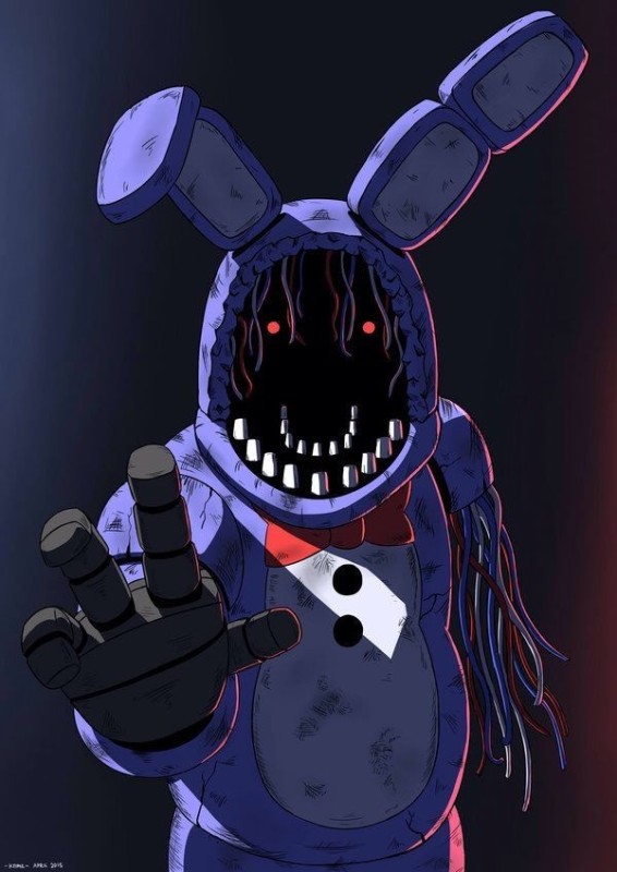 Create meme: old Bonnie, fnaf 2 old Bonnie, old bonnie from fnaf 2