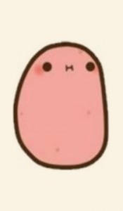 Create meme: kawaii potato, I'm A Kawaii Potato