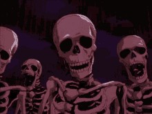 Create meme: skeletons look under the background, fonk skeleton, berserk skeleton