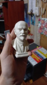 Create meme: a bust of Lenin plaster