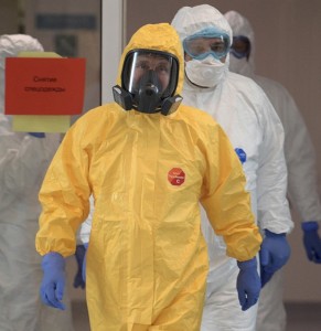 Create meme: Ebola, suit to combat coronavirus, the epidemic of coronavirus