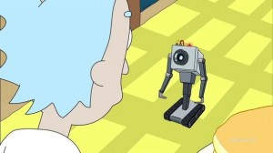 Create meme: Rick and Morty robot, Rick and Morty, the robot from Rick and Morty