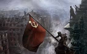 Create meme: the red banner over the Reichstag, the red banner on the Reichstag, hoisted the victory banner over the Reichstag 
