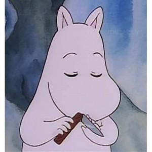 Create meme: moomins, Jacob, Hippo with a knife