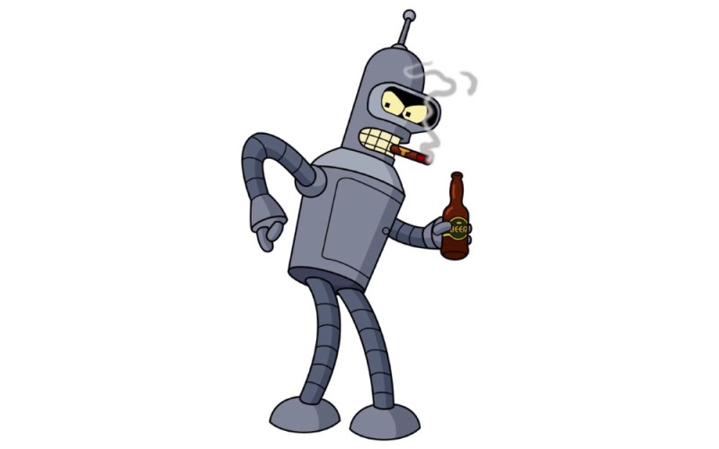 Create meme: futurama heroes, futurama robot Bender, Bender from futurama