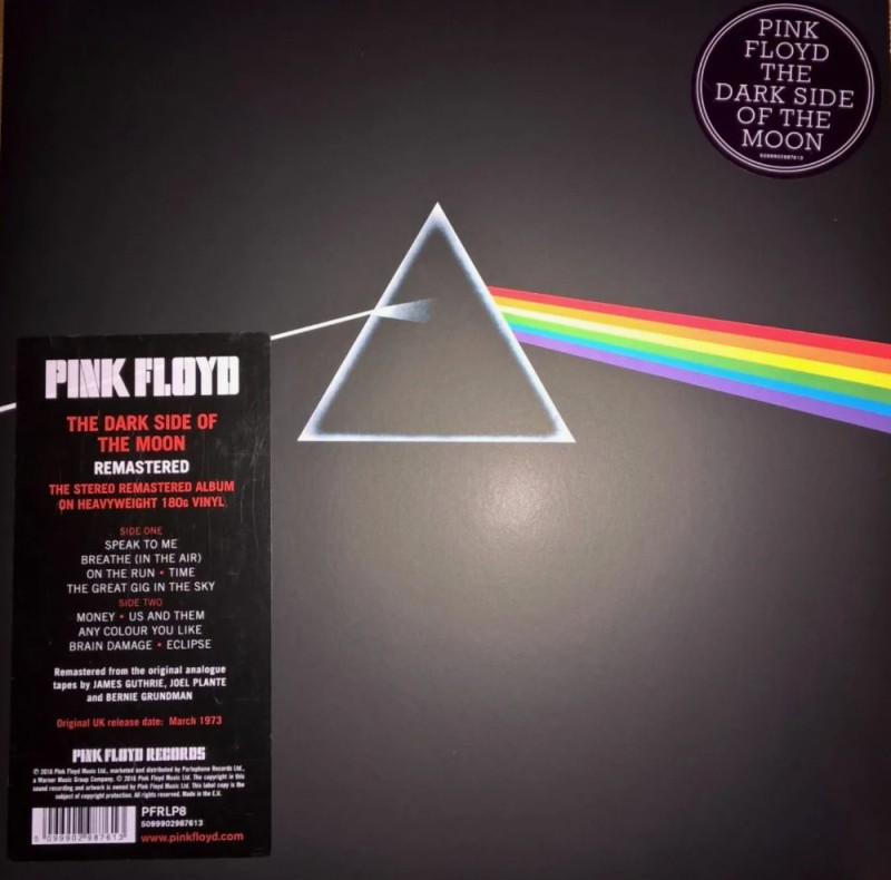 Создать мем: пластинка пинк флойд, пластинка пинк флойд dark side of the moon, виниловая пластинка pink floyd the dark side of the moon