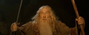 Create meme: Gandalf shall not pass, Gandalf, Gandalf meme