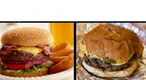 Create meme: cheese burger, chicken burger, hamburgers fun