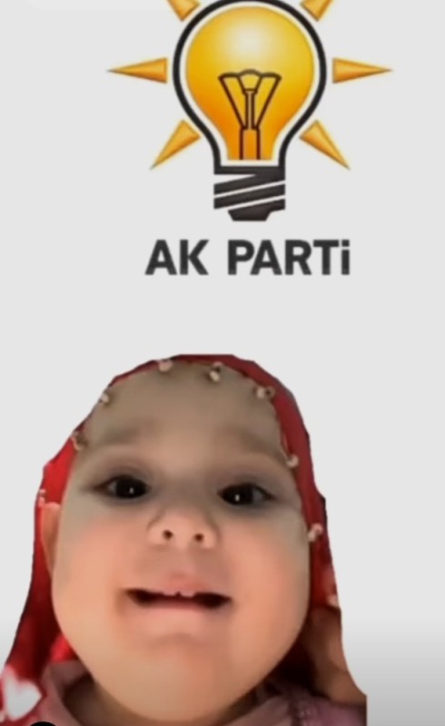 Создать мем: мальчик, akp, ak parti logo