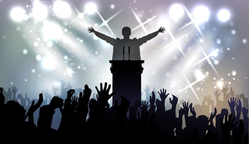 Create meme: public speaking , The speaker on stage, speech 