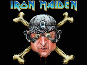 Create meme: iron maiden