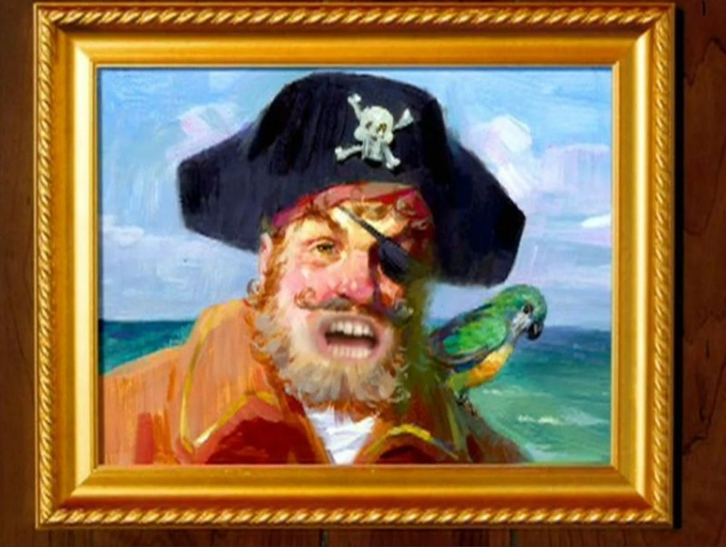 Создать мем: капитан из спанч боба, пират из спанч боба, пират из губки боба