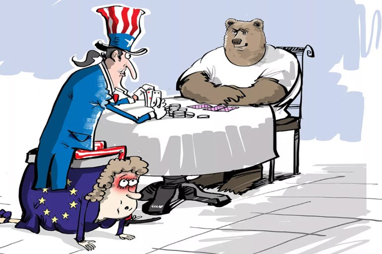 Create meme: USA Taiwan cartoon, caricatures of Americans, Russia and the West cartoons