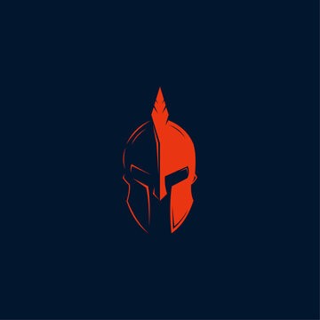 Создать мем: логотип, spartan warrior, шлем спартанский