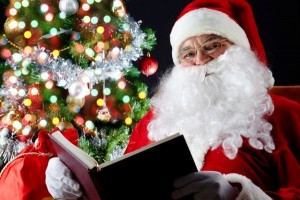 Create meme: deda, letter from Santa Claus, santa