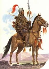 Create meme: the Mongol warrior, khanates, russian warrior